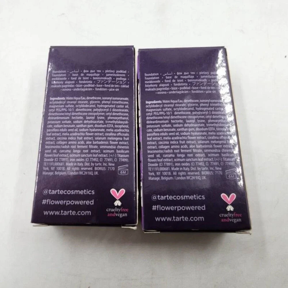 2 packs Tarte Maracuja Tinted 12-hr Hydrator 15ml/0.5 Fl oz. 56s Rich Sand